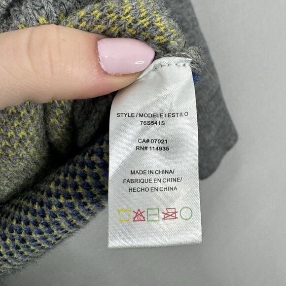 RD Style Womens Jorgina Baseball Jacket M Gray Adore You Smile Academia Cardigan - Picture 11 of 12